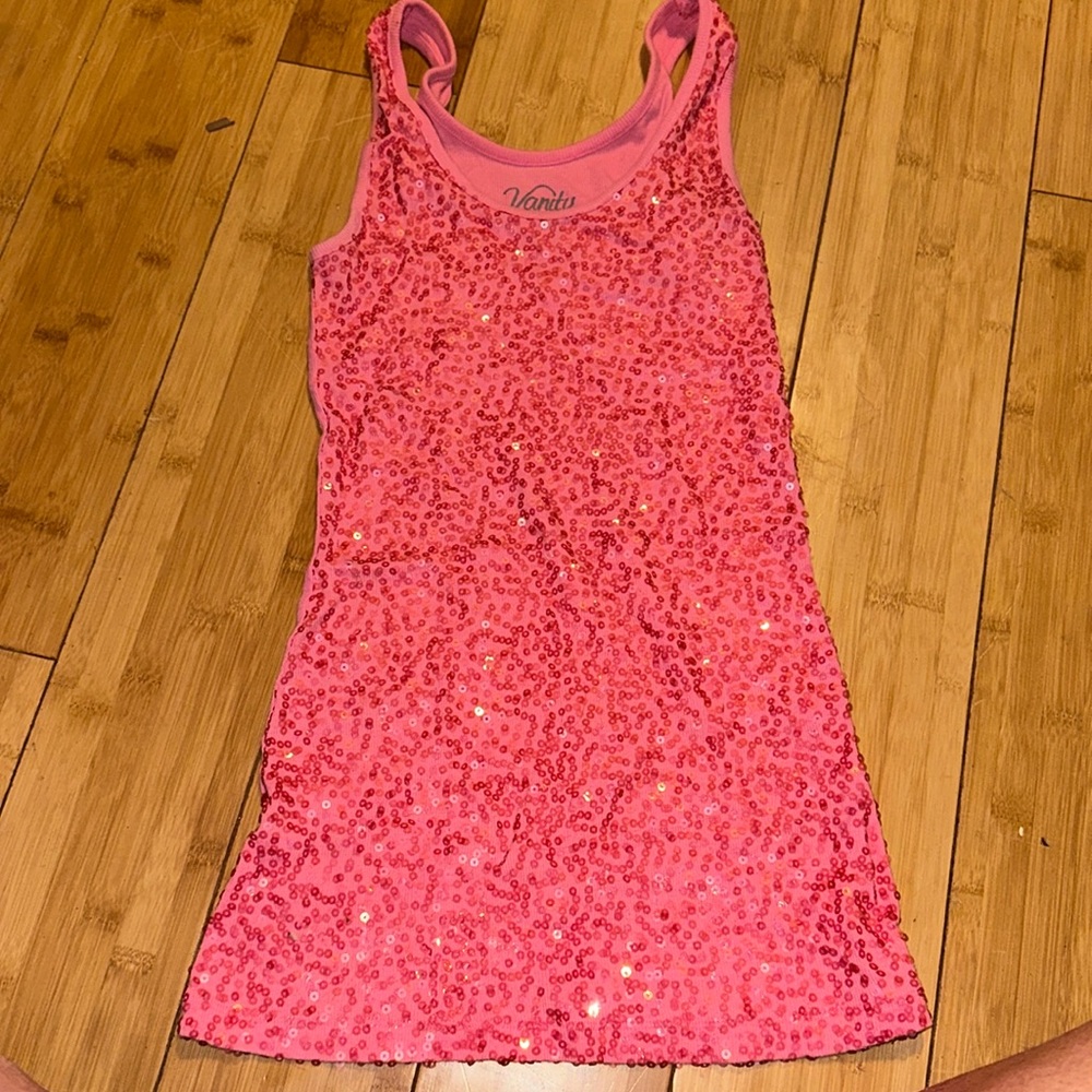 sparkly tank top